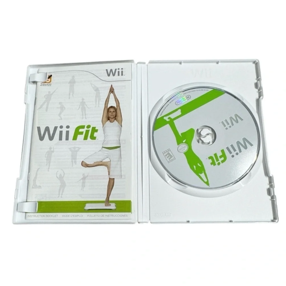Nintendo Wii Wii Fit Fitness Video Game Great Condition Workout Exercise